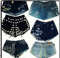 Variedad en shorts con taches, precio individual