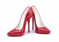 Zapatos punta rojos