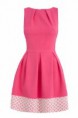 Vestido corto fucsia